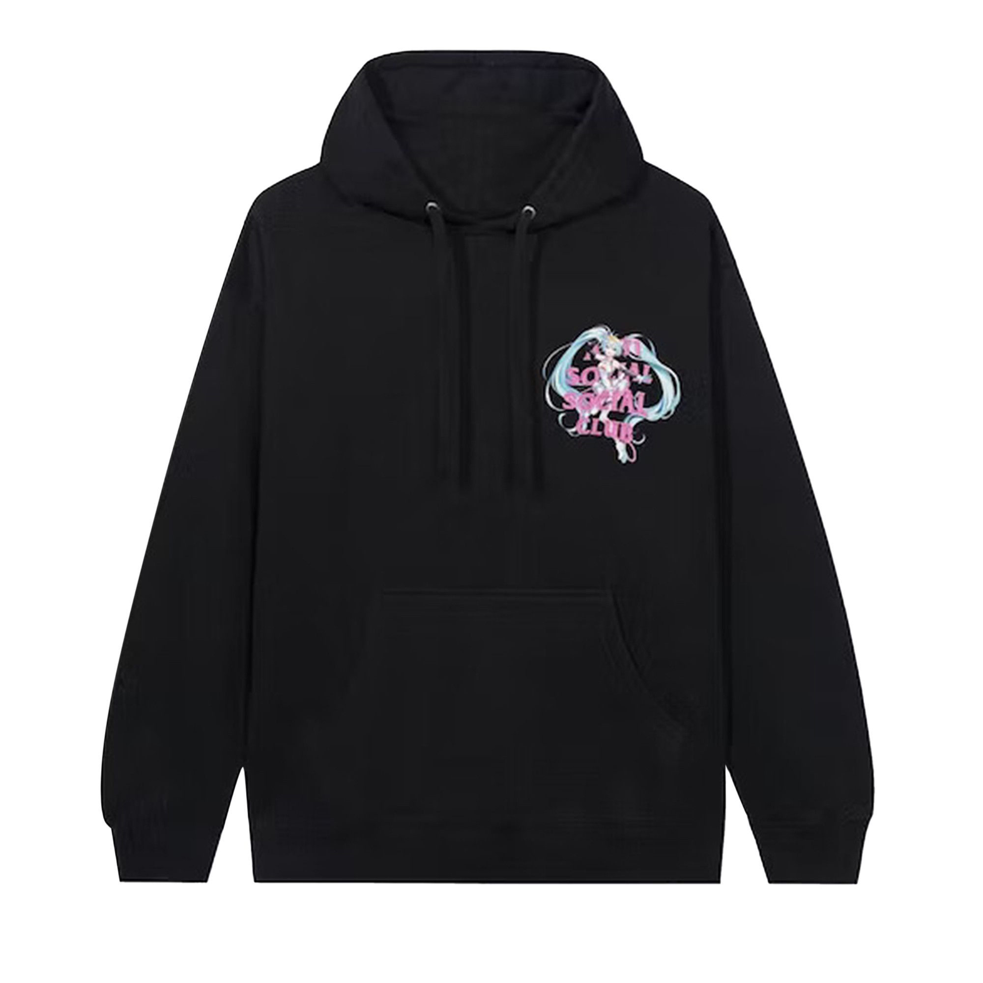 Size xxl Anti Social Social Club x Good Smile Racing Hatsune Miku Hoodie Black
