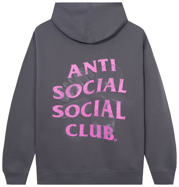 Anti Social Social Club The Shape Of Things Zip Up Hoodie Heather Grey