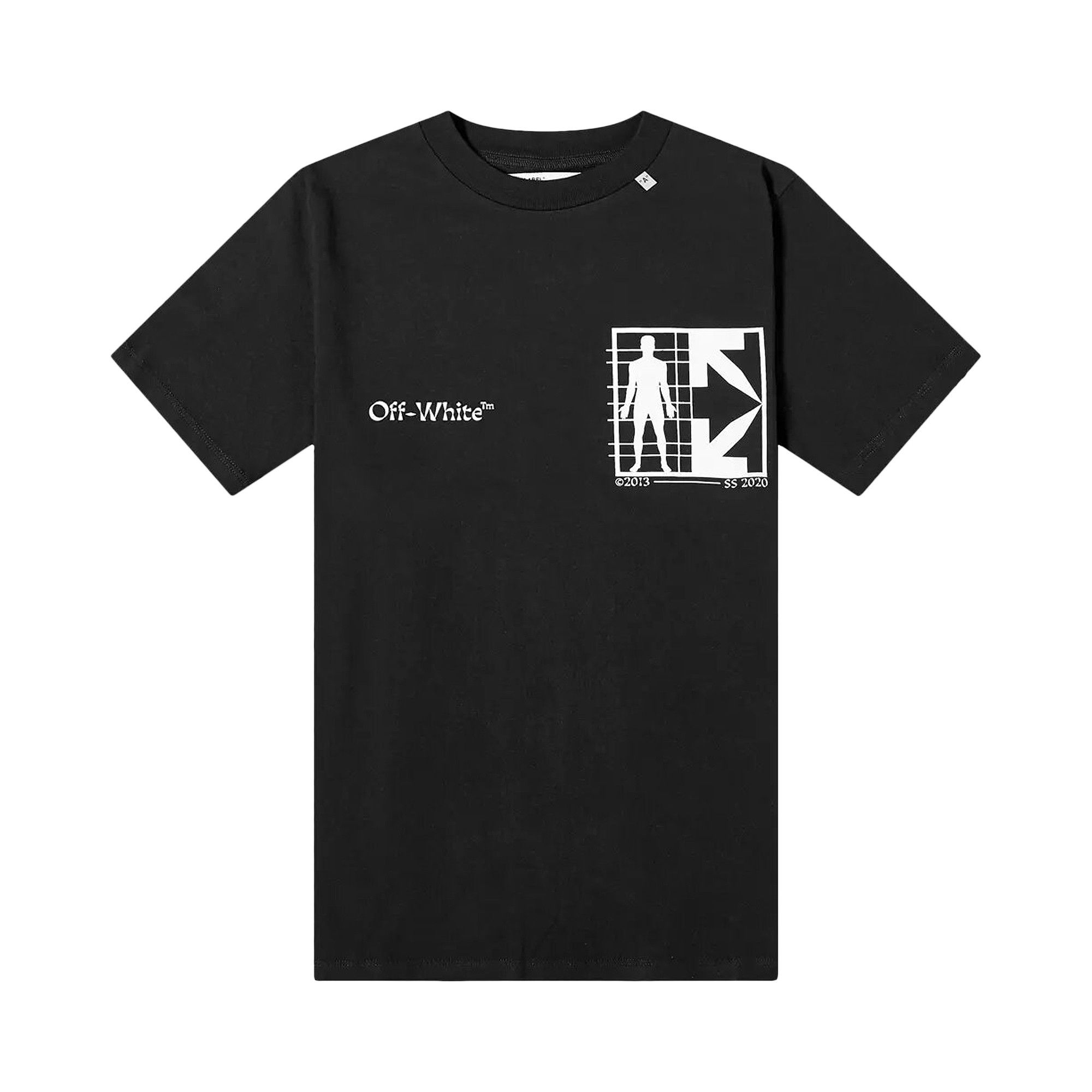 Buy Off White Half Arrow Man Tee Black OMAA027S201850101001