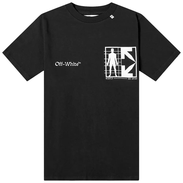 Off White Half Arrow Man Tee Black