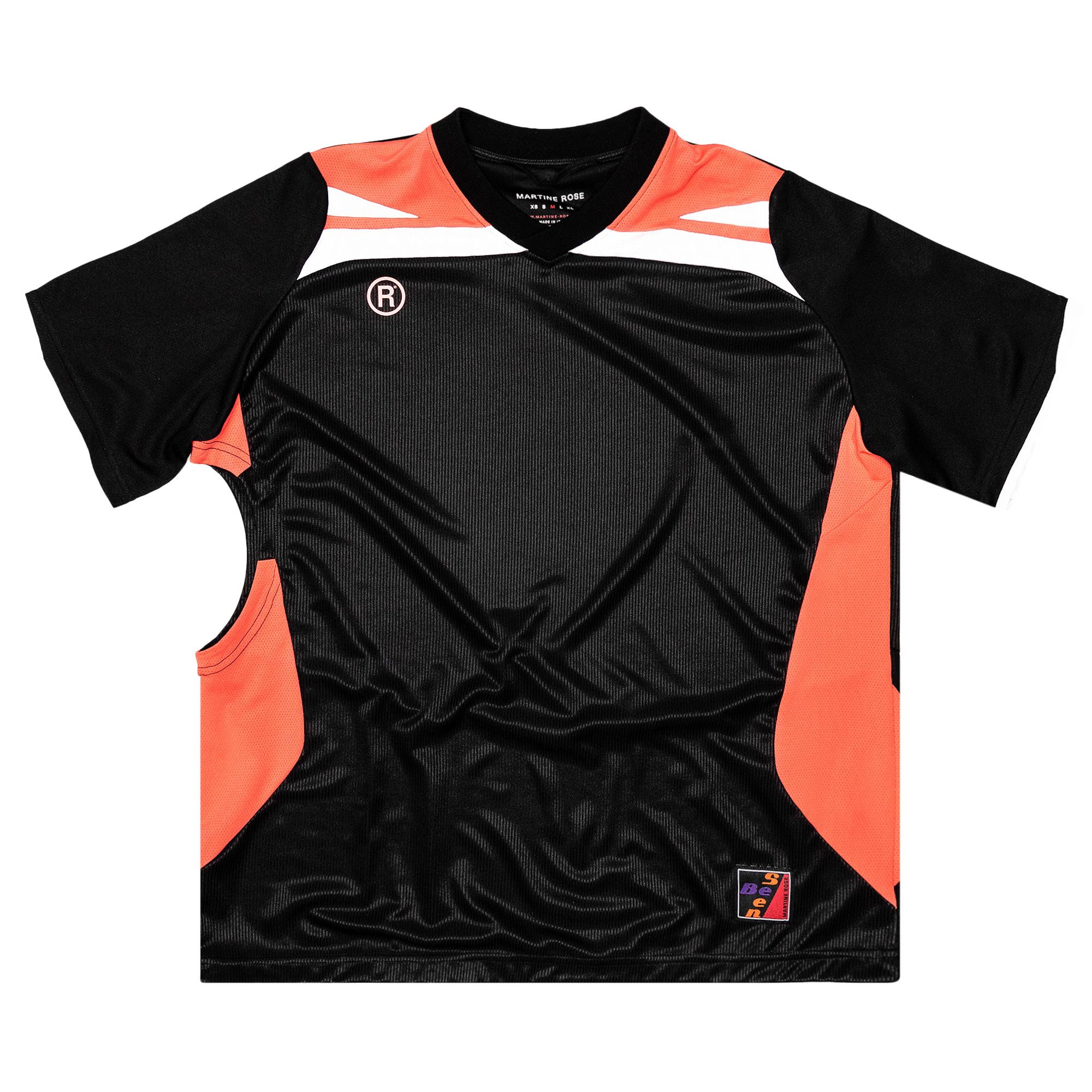 MARTINE ROSE ハルフトゥミュル MRSS231031LGW Buy Martine Rose Two-Way Football Top 'Black/Pink' - MRSS20