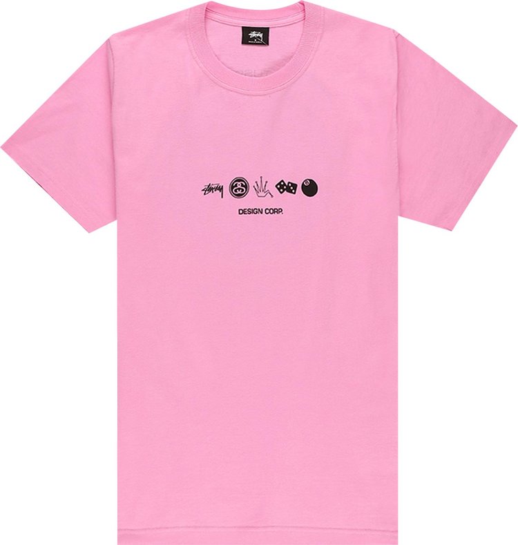 Stussy Global Design Corporation Tee 'Pink'