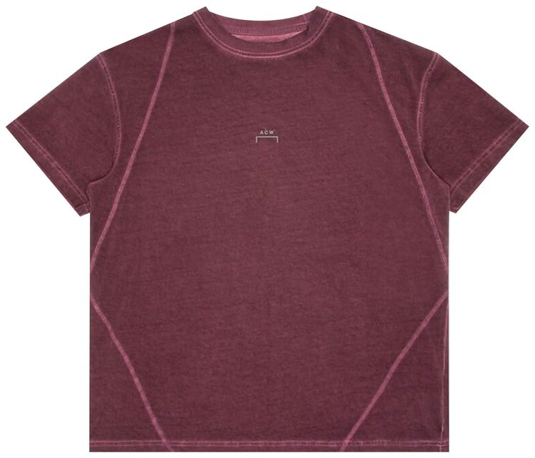 A Cold Wall Logo T Shirt Maroon