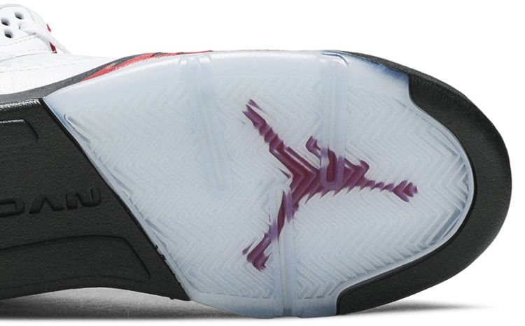 Air Jordan 5 Retro GS White Fire Red 2020