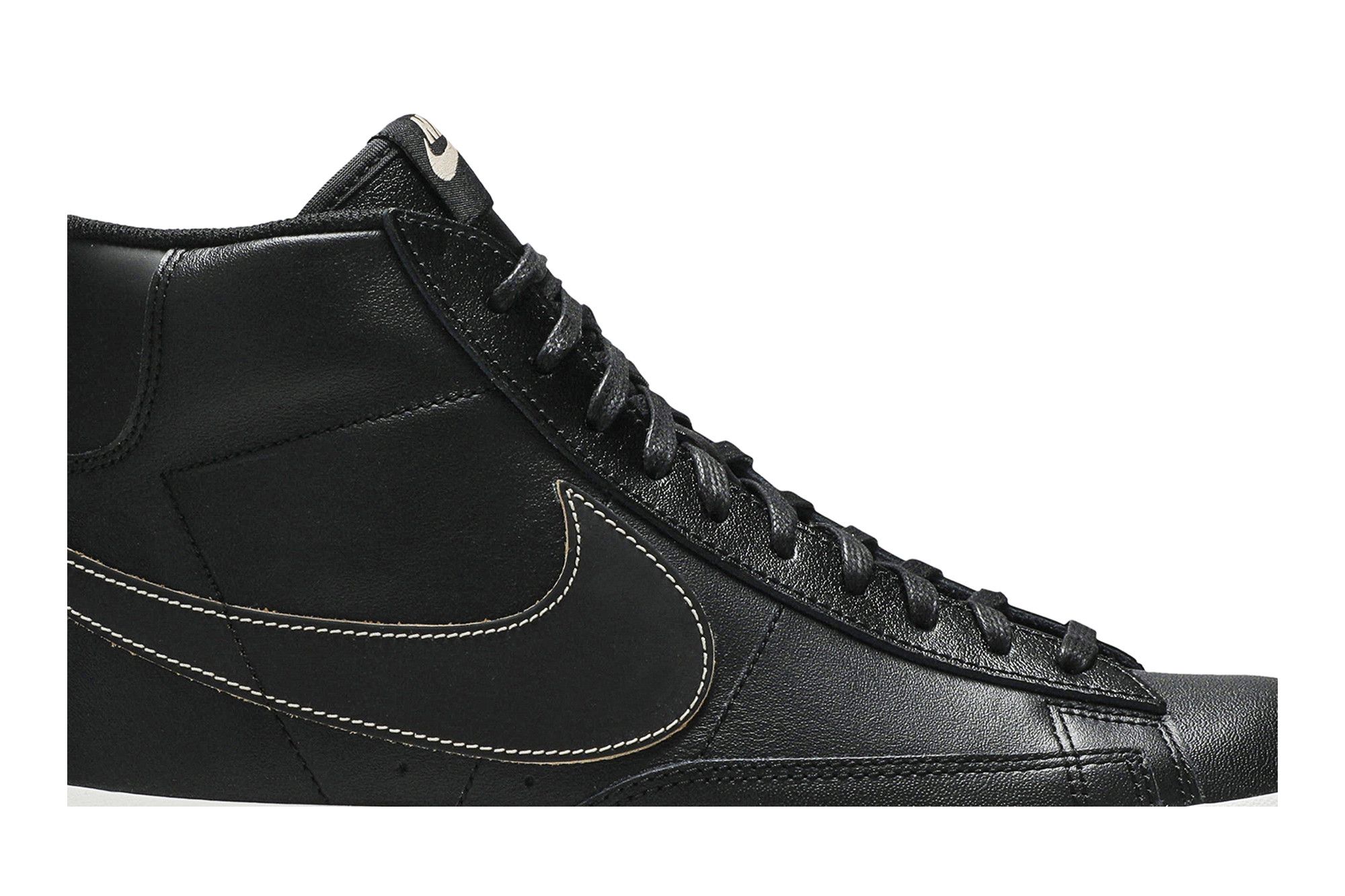 Blazer mid premium black leather cheap