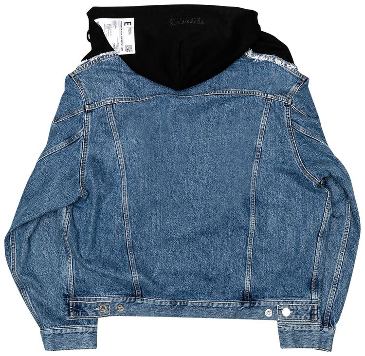 Vetements Artisanal Jeans Jacket Blue