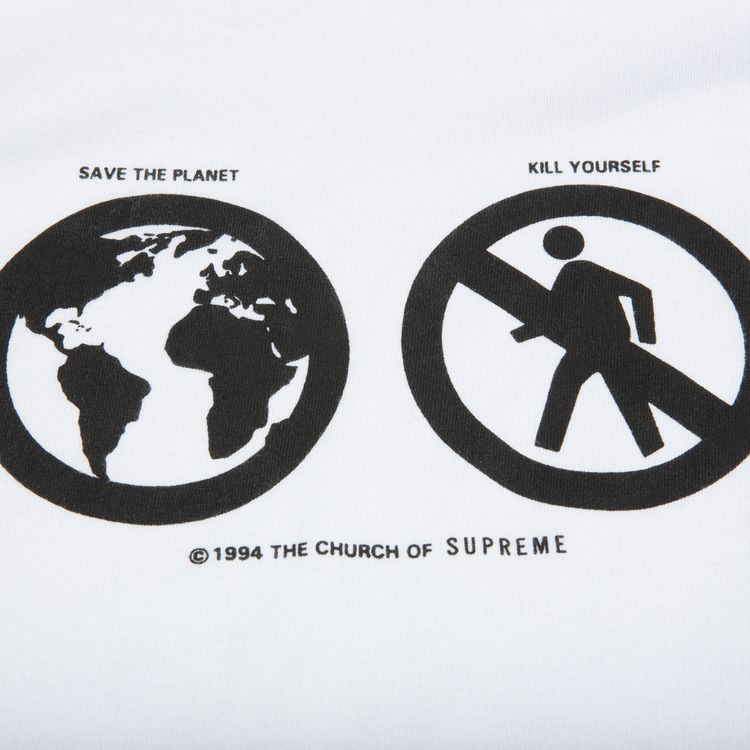 Supreme Save The Planet T Shirt White