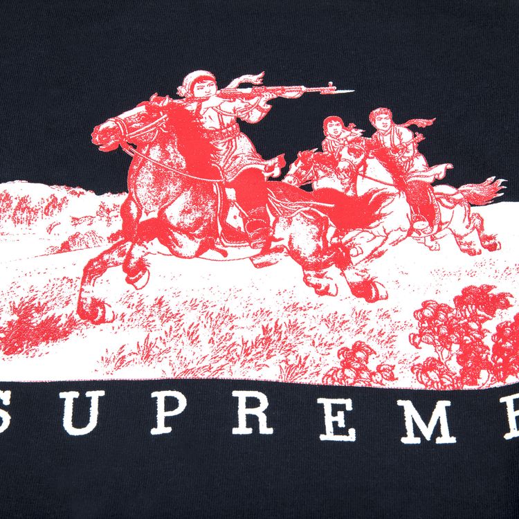 Supreme Riders T Shirt Navy