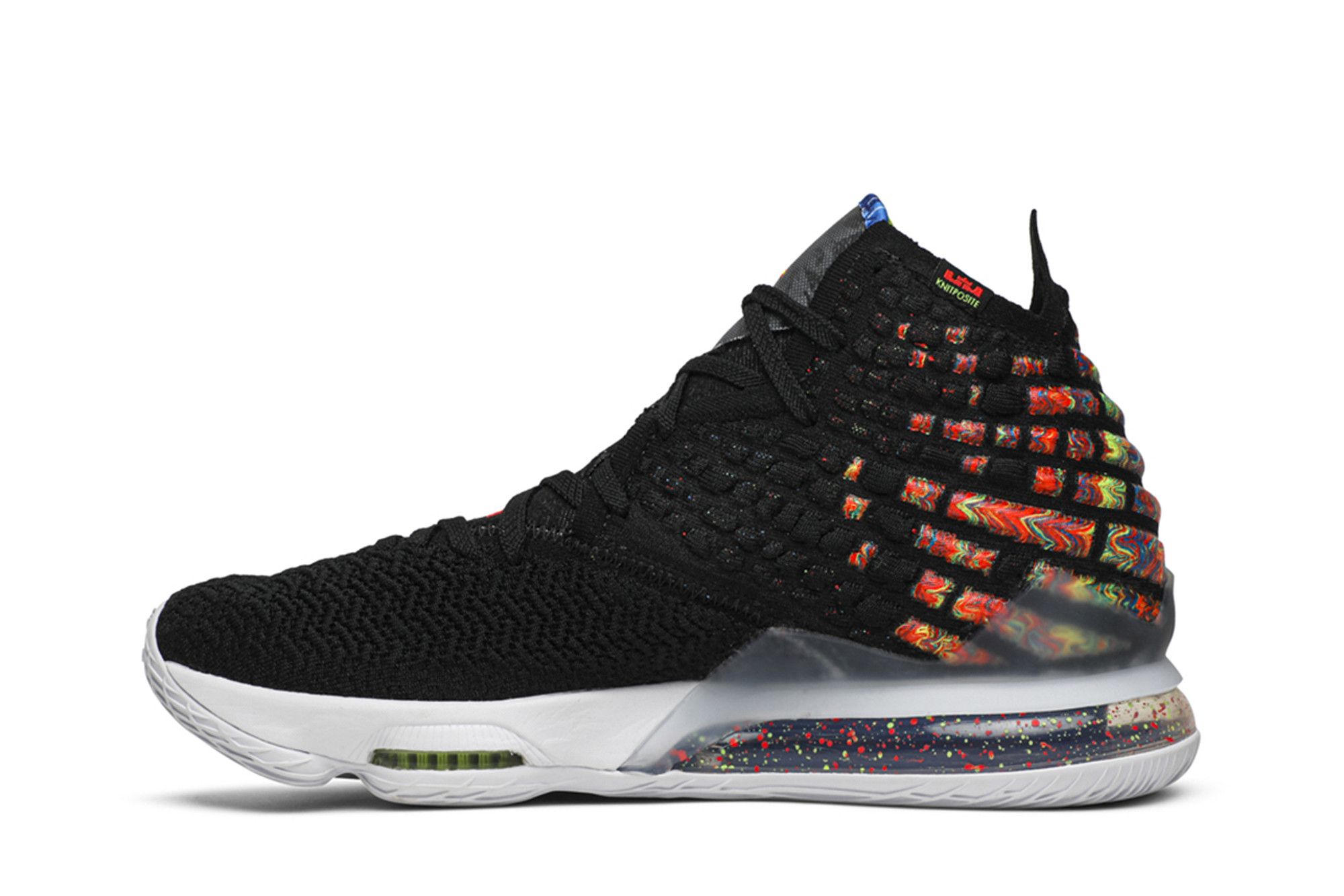 NIKE LEBRON 17 JAMES GANG BLACK/BLACK-MULTI-COLOR (BQ3177