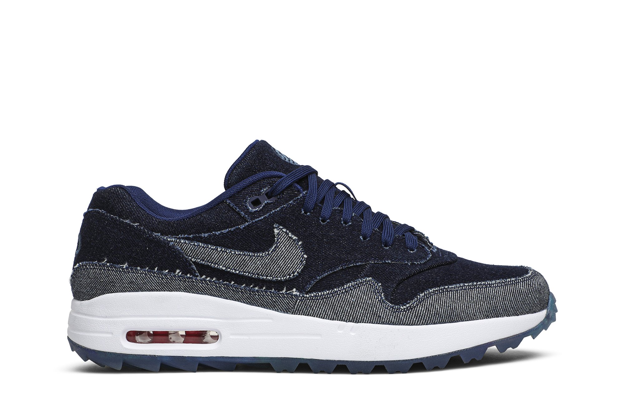 nike men's limited edition air max 1 g nrg denim golf shoes