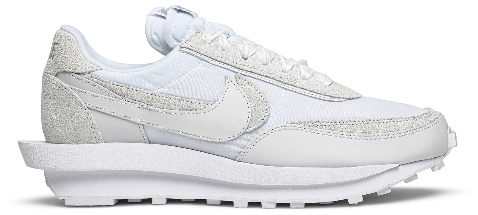 sacai waffle white black