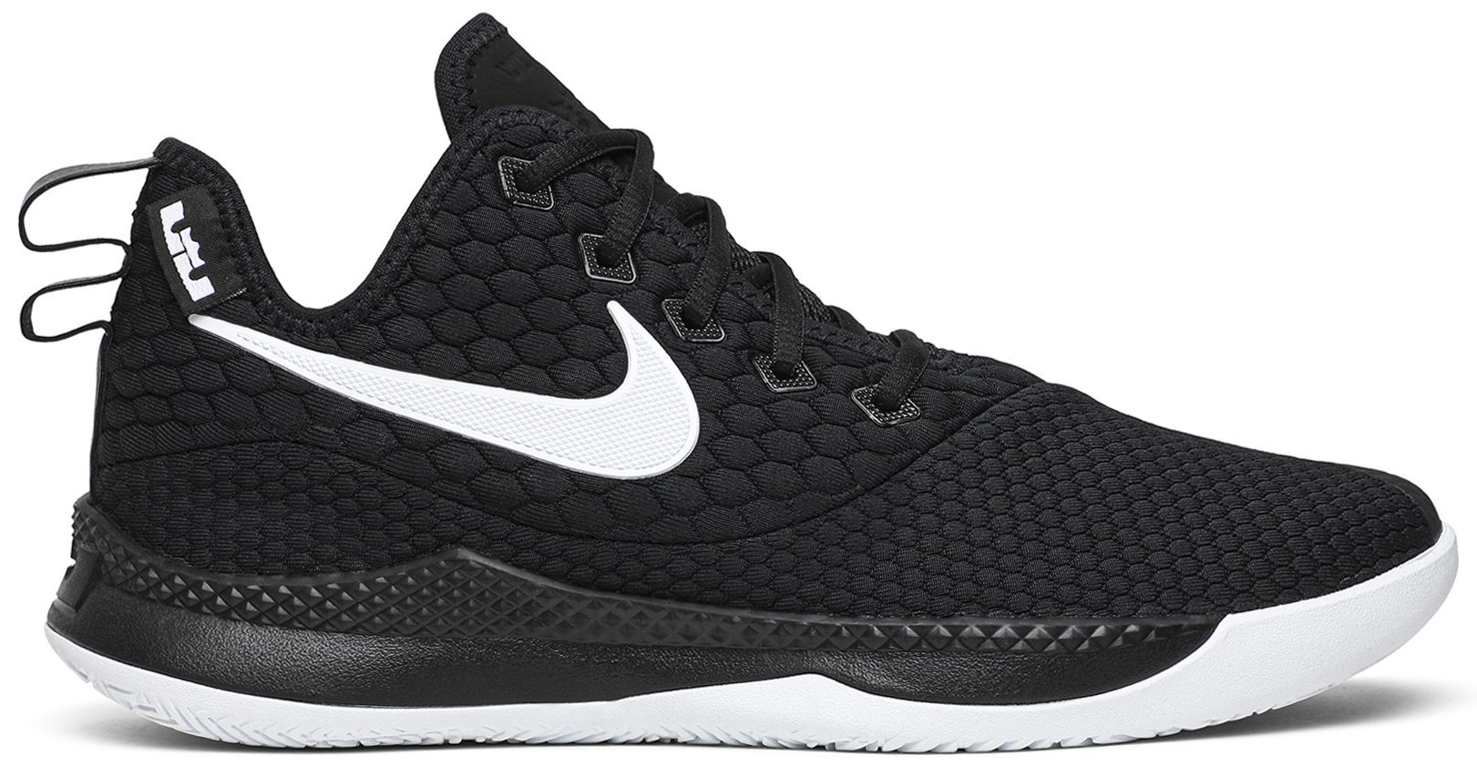 lebron witness 3 white and black