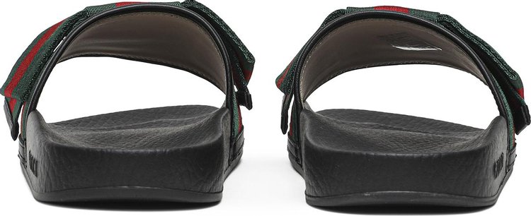 Gucci Wmns Satin Slide Web Bow