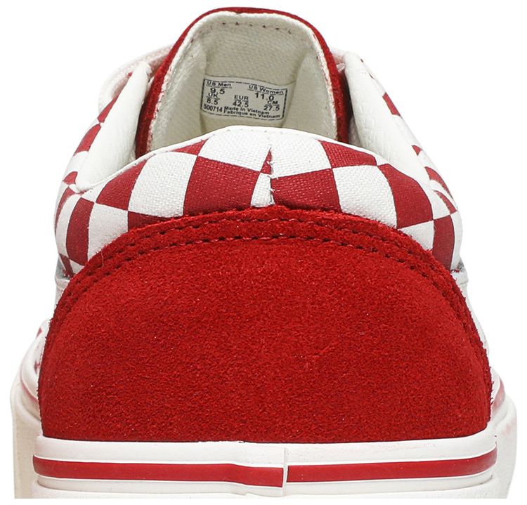 Vans Bold Ni Red Checkerboard