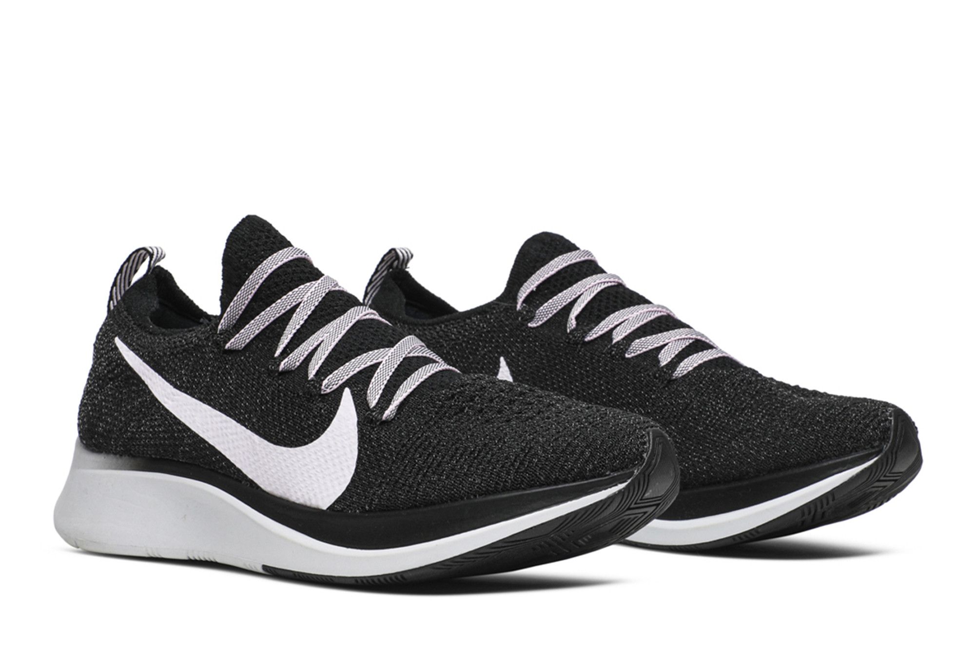 Size 5.0 Wmns Zoom Fly Flyknit Black Pink Foam