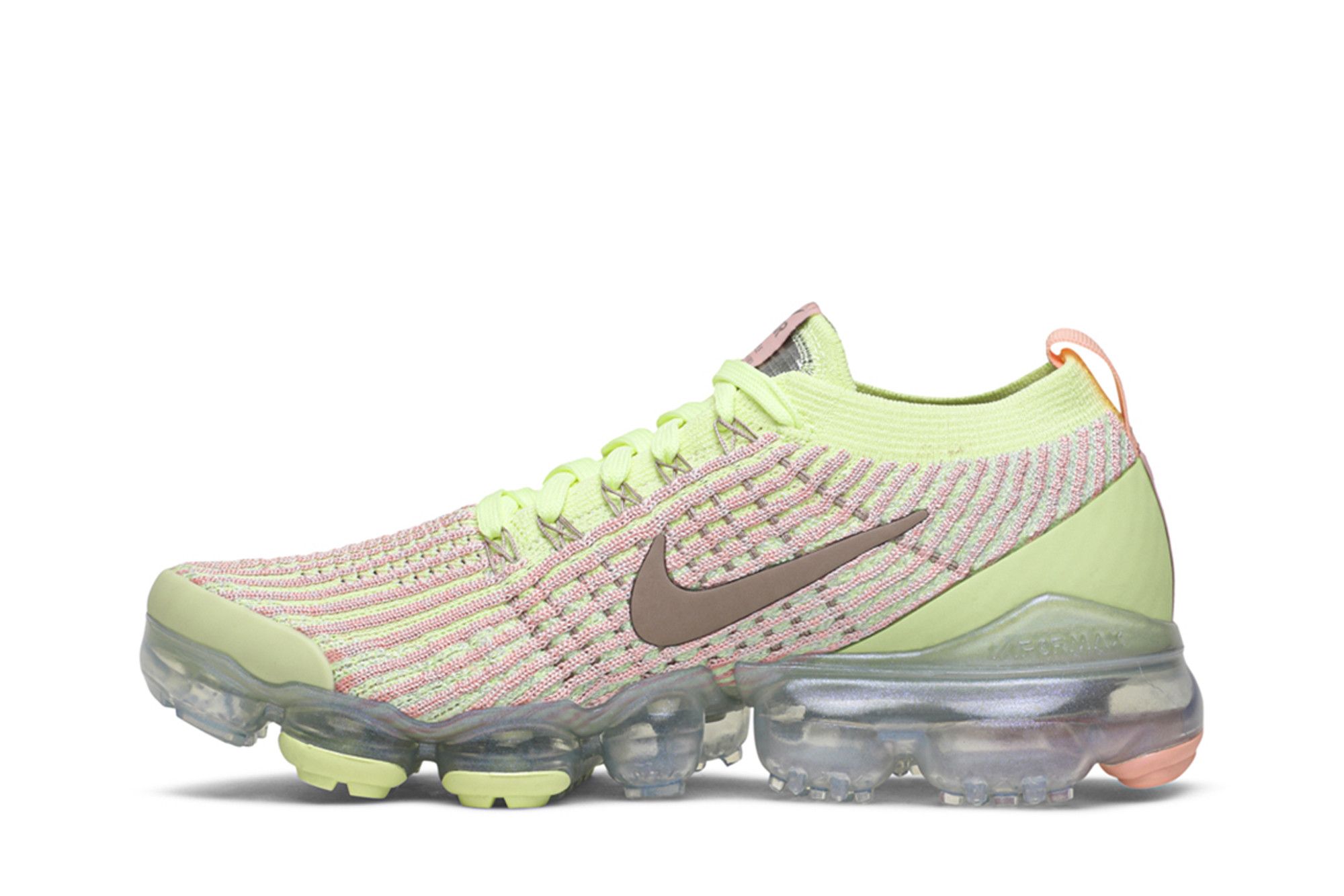 スニーカー Nike Air VaporMax Flyknit 3 Barely Volt Pink Tint [WMNS] Buy Wmns Air VaporMax Flyknit 3 'Barely Volt Pink' - AJ6910