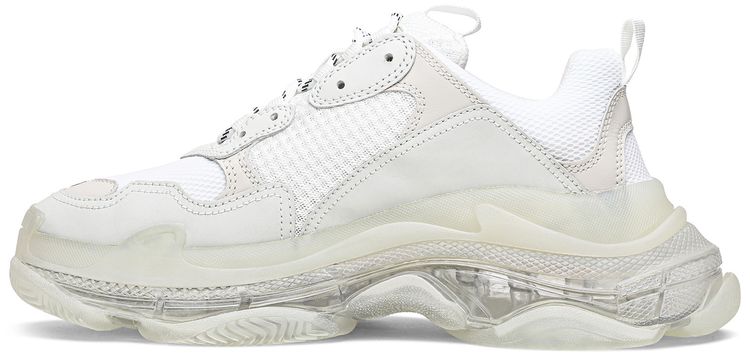 Balenciaga Wmns Triple S White Clear Sole