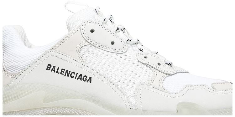 Balenciaga Wmns Triple S White Clear Sole