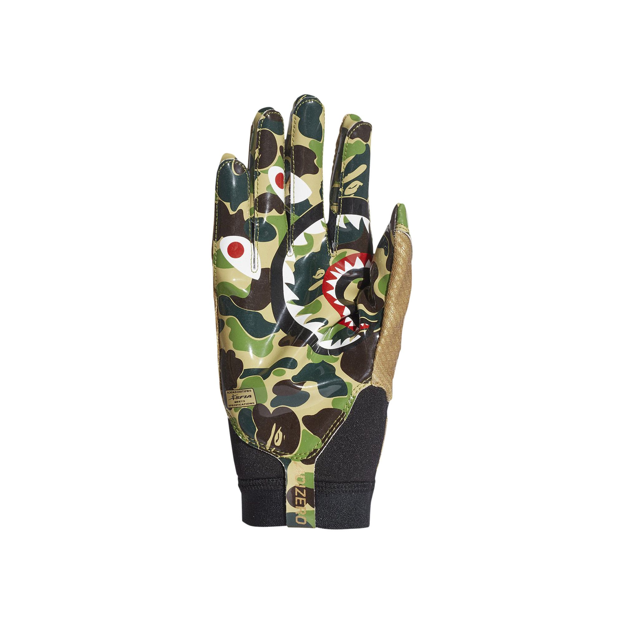 Size xl BAPE x adidas Adizero 8.0 Gloves Green