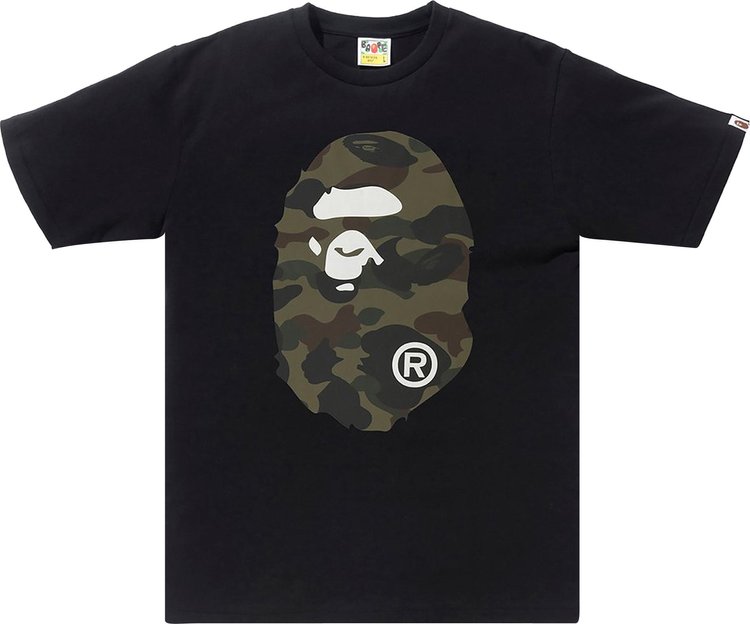 Buy BAPE 1st Camo Big Ape Head T-Shirt 'Green / Black' - 0039 ...