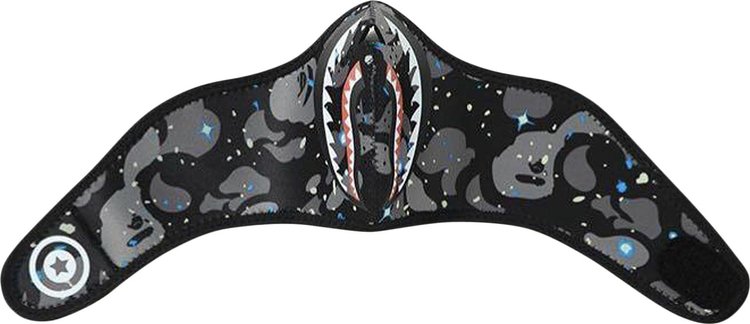 BAPE Space Camo Shark Mask 'Black'