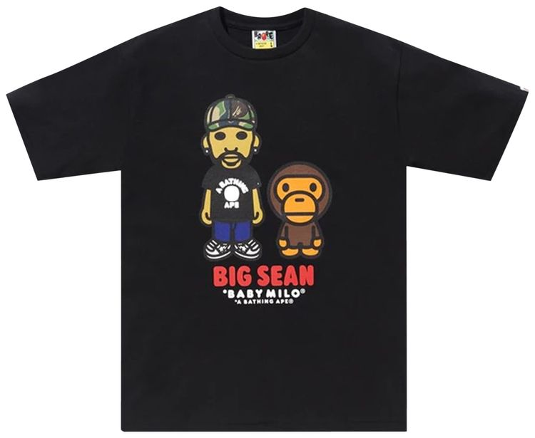 BAPE x Big Sean Baby Milo T Shirt Black