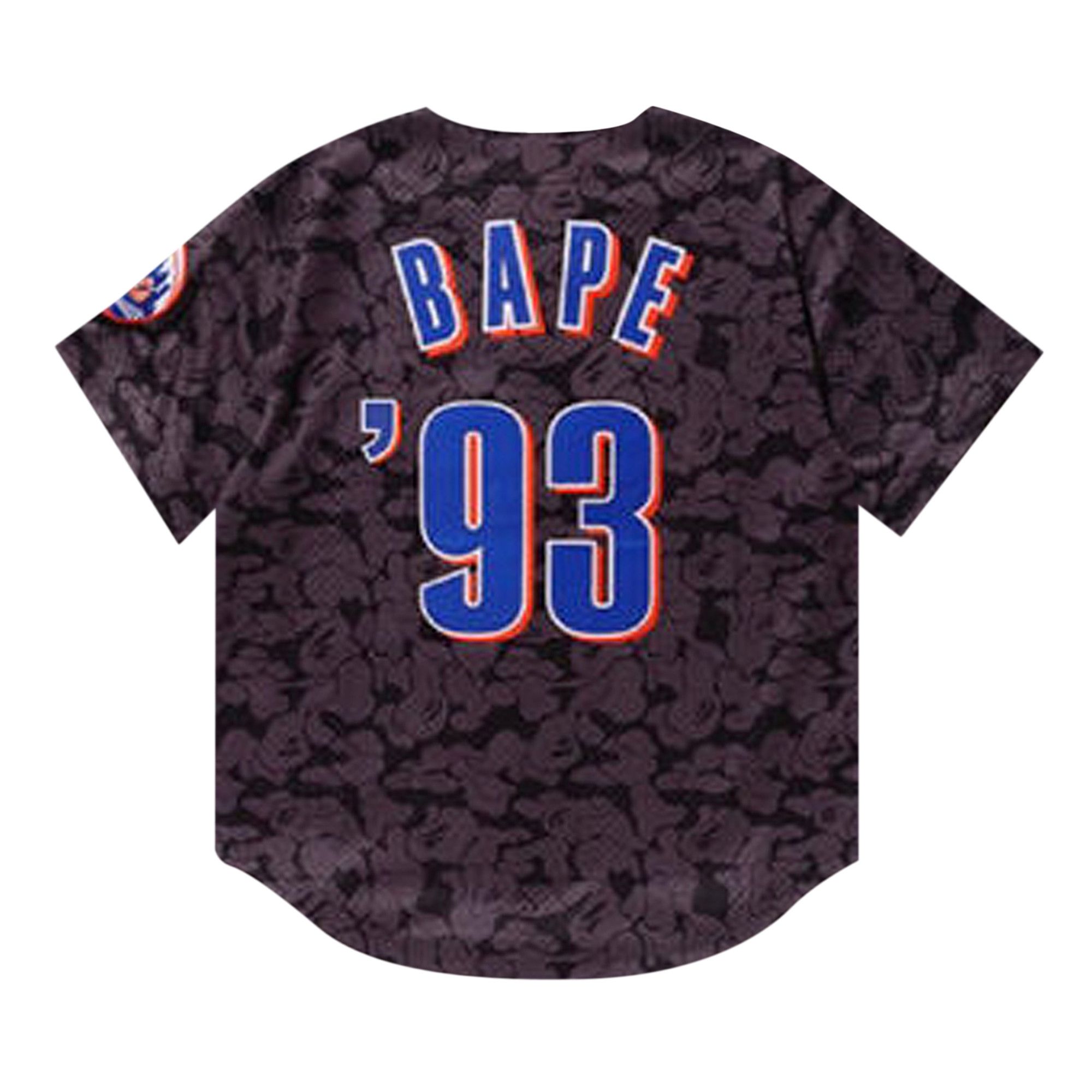 Buy BAPE x Mitchell & Ness Mets Jersey 'Black' - 0039 1FW180103XM&N BLAC |  GOAT