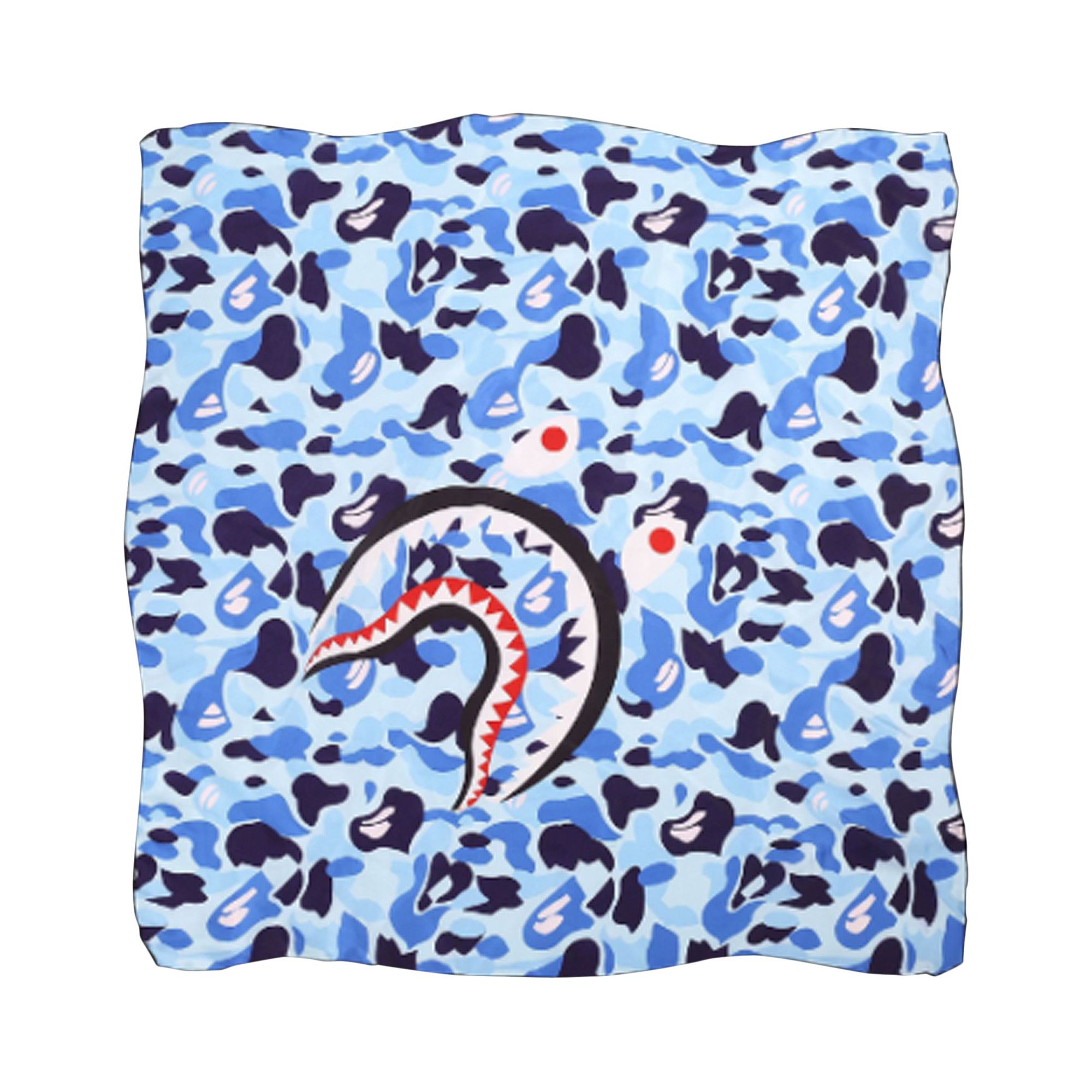 Buy BAPE ABC Shark Bandana 'Blue' - 0039 1FW180609ASBA BLUE