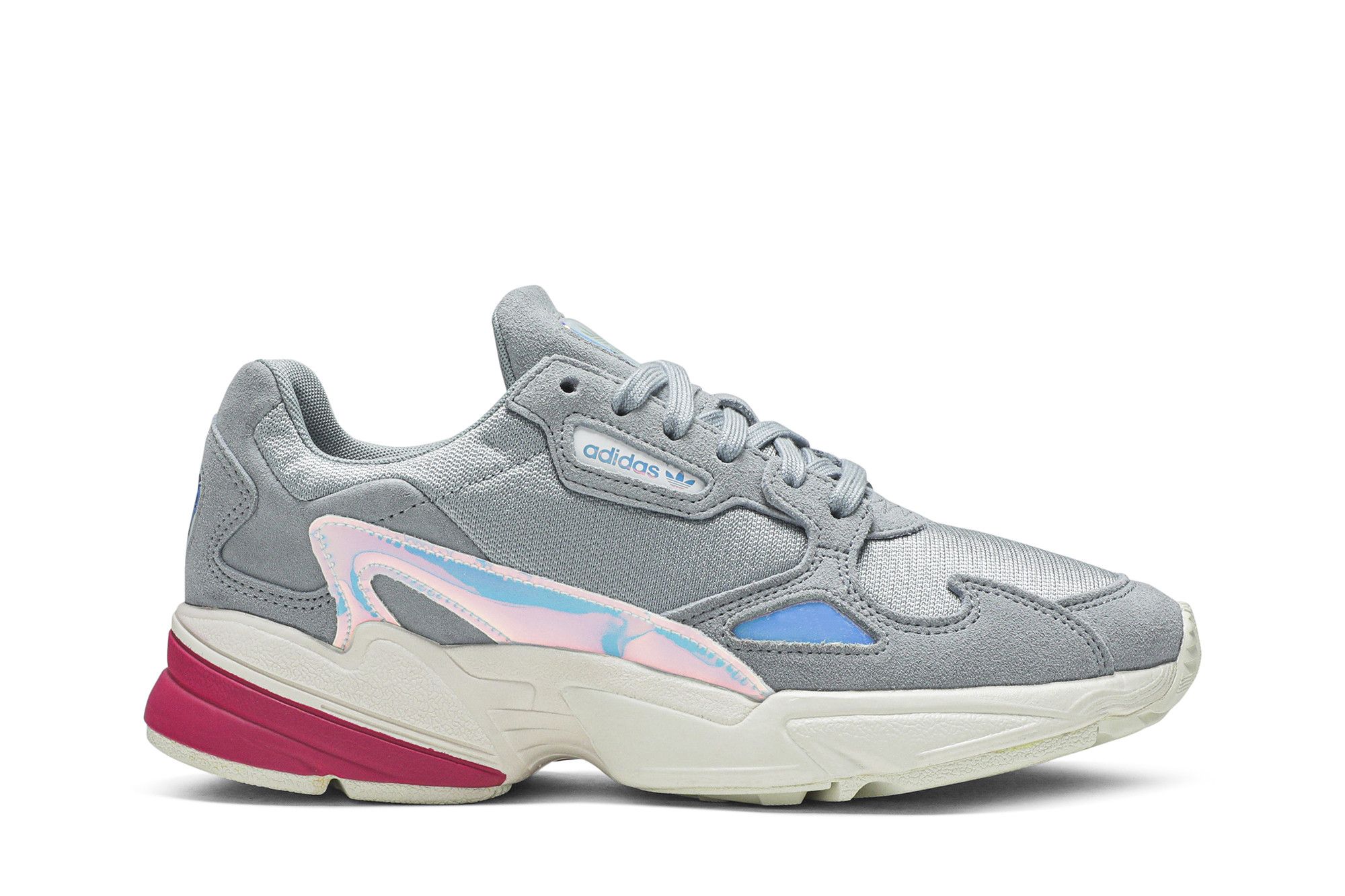 Buy Wmns Falcon Light Grey Real Magenta EG2676 GOAT