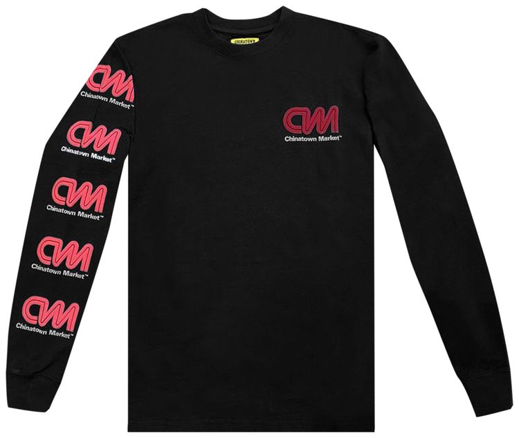 Chinatown Market Most Trusted Long Sleeve Tee Black