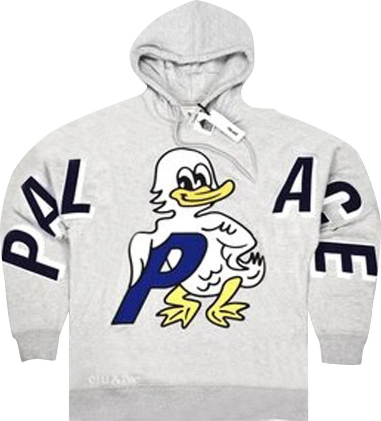 Palace Duck Out Hood 'Grey Marl'