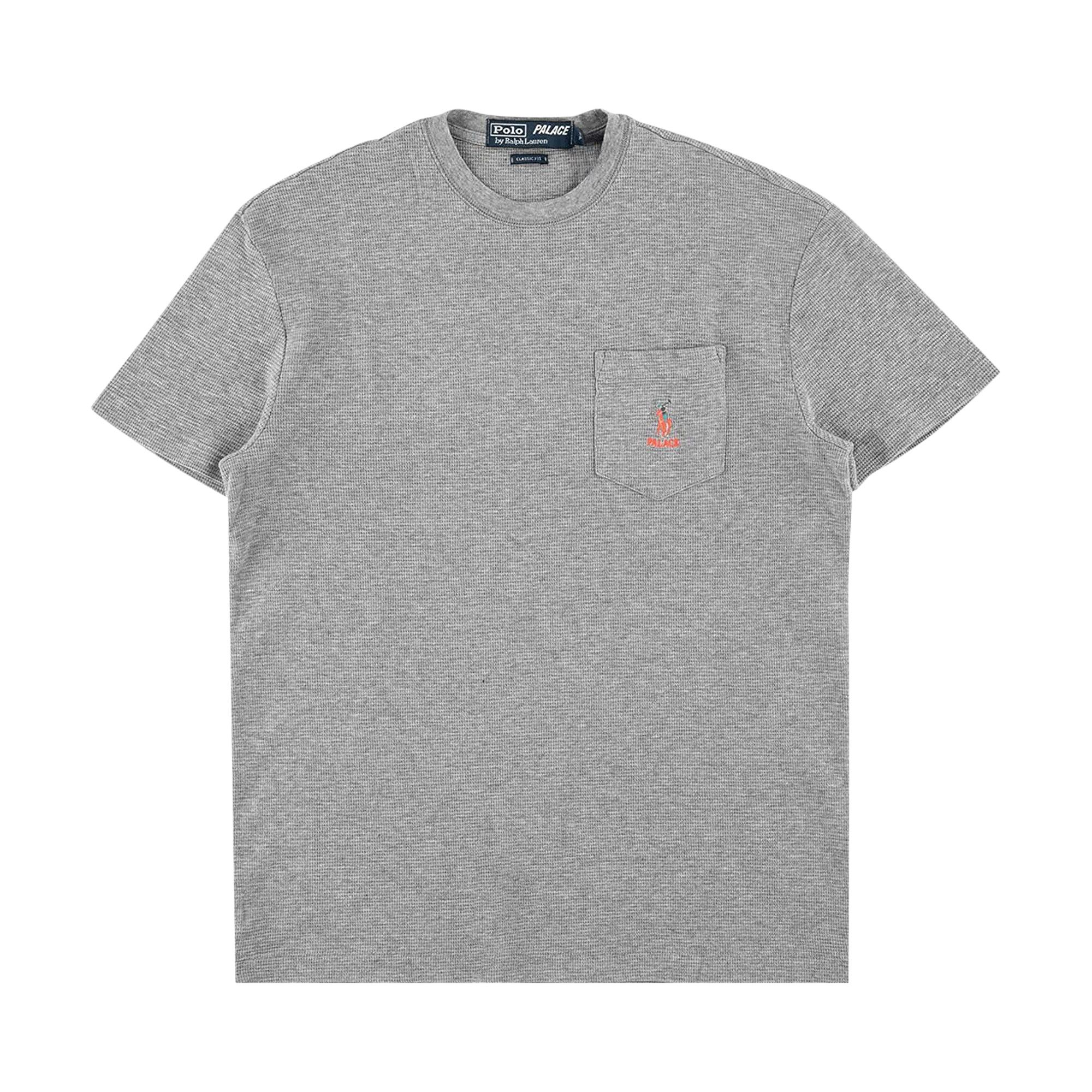 Palace Ralph Lauren Waffle Pocket Tee Andover Heather