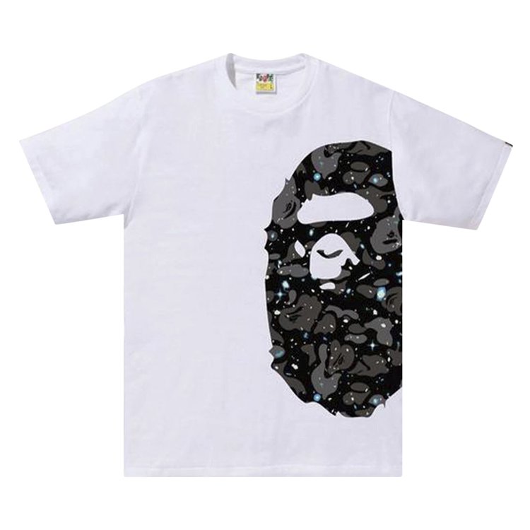 BAPE Space Camo Side Big Ape Head T-Shirt 'White'