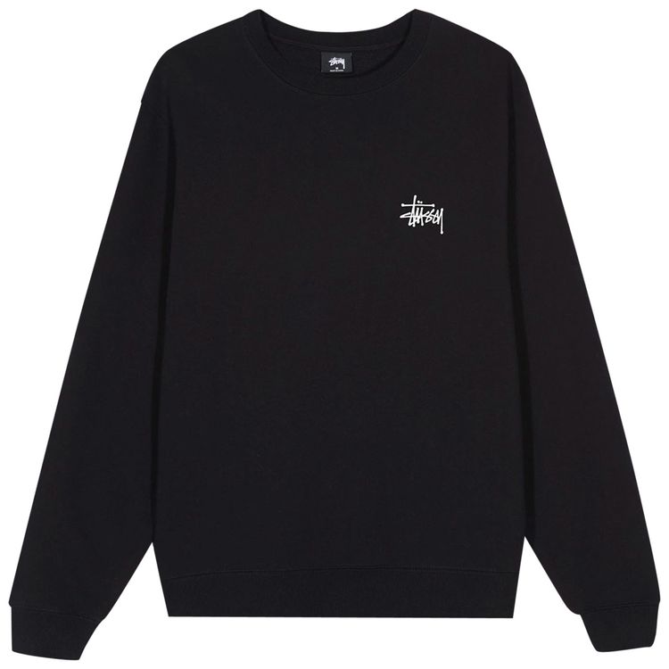 Stussy Basic Crew Black