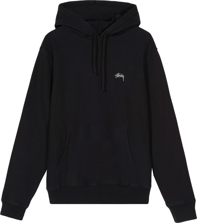 Buy Stussy Logo Hood 'Black' - 118364 BLAC | GOAT