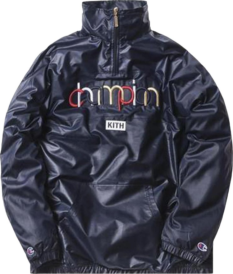 Kith Champion Quarter Zip Navy