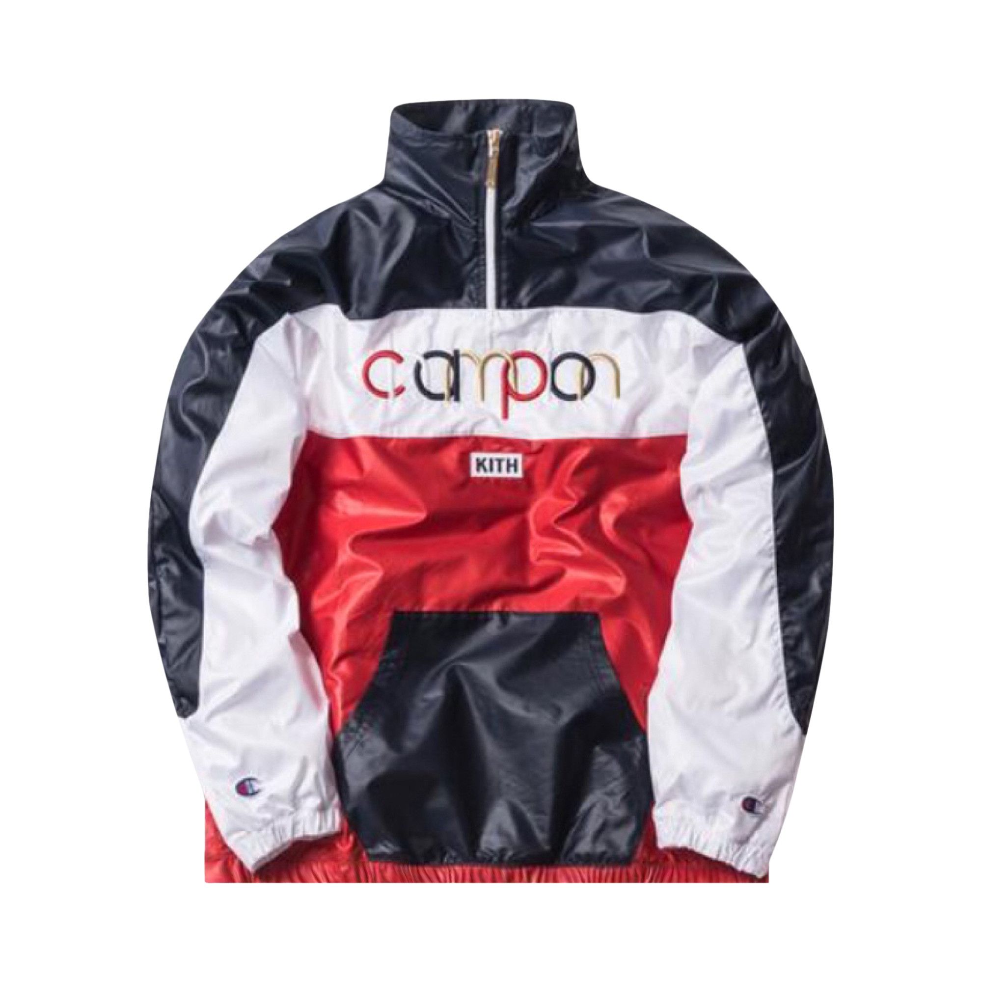kith champion baseball jacket