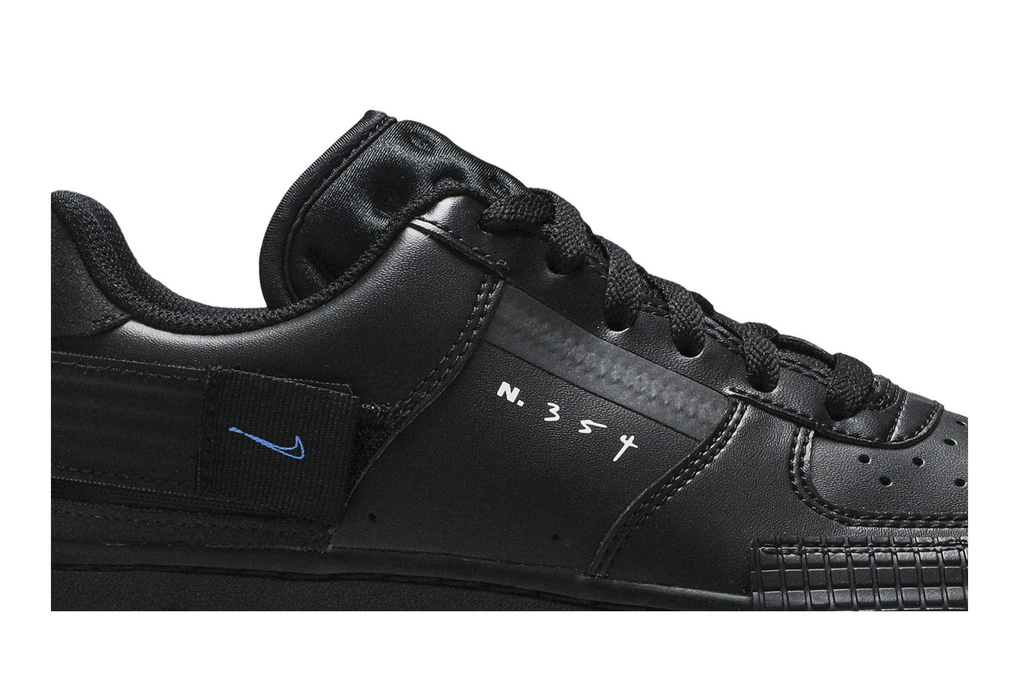 Nike air force type black sales