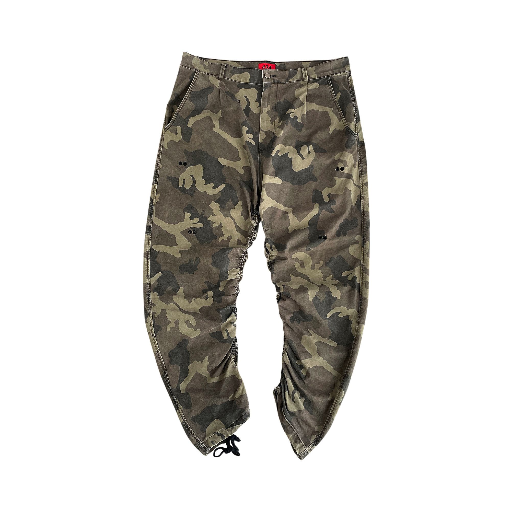 Buy Pre-Owned 424 Camo Pants 'Green', From the Closet of