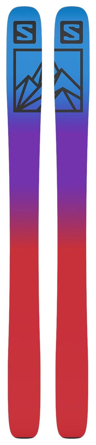 Salomon QST Blank All Mountain Skis Illusion BlueRedProcess Blue