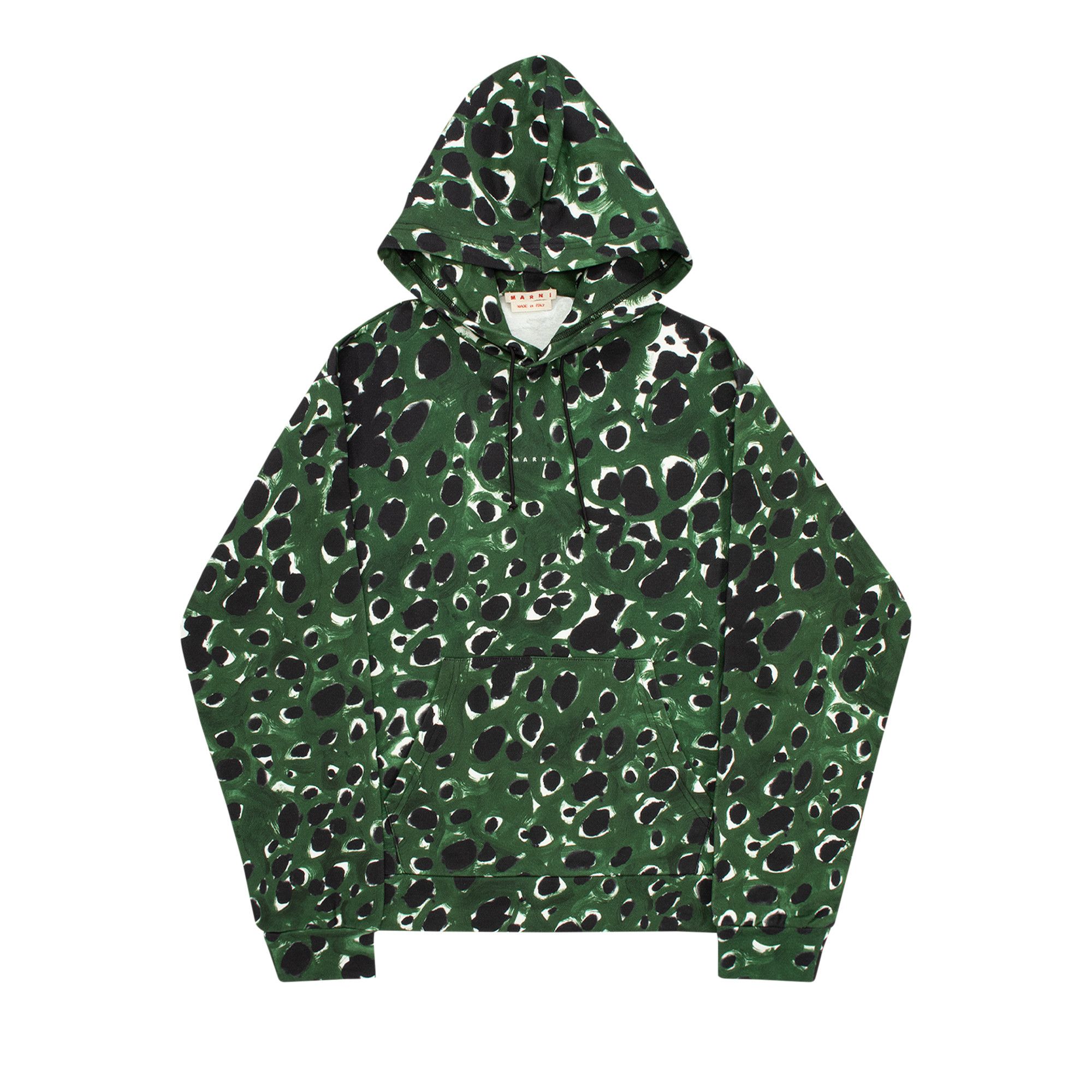 Buy Marni Hoodie 'Green' - FUMU0073X2 GREE | GOAT