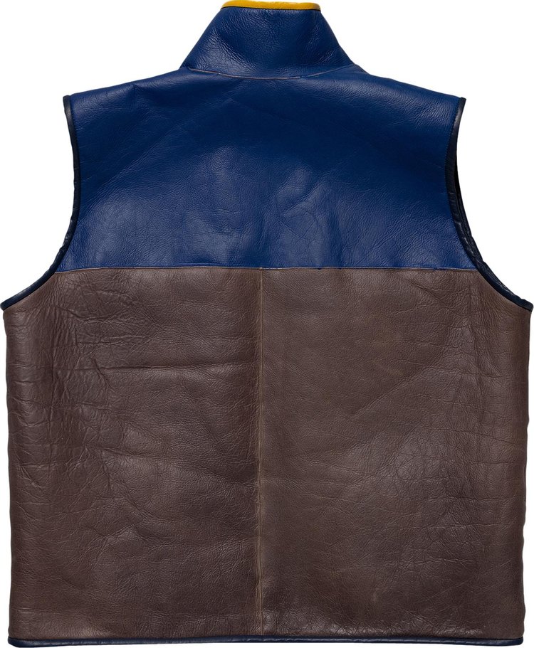 Aries Sheepskin Pat Gilet Multicolor