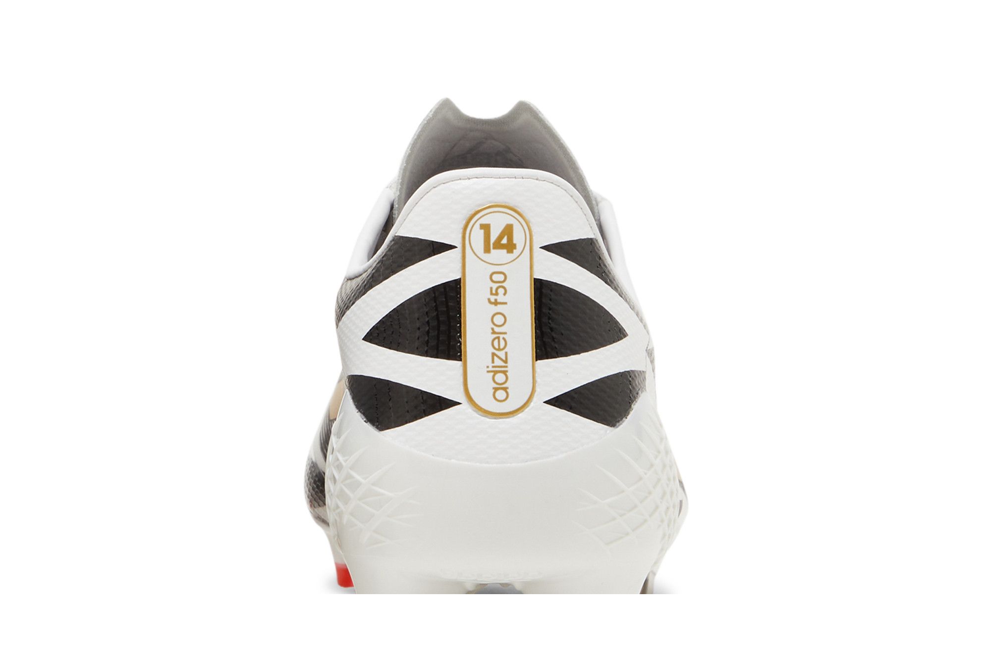 Adidas Football Boots F50 Adizero IV FG Unisex White Gold Metallic 9 UK