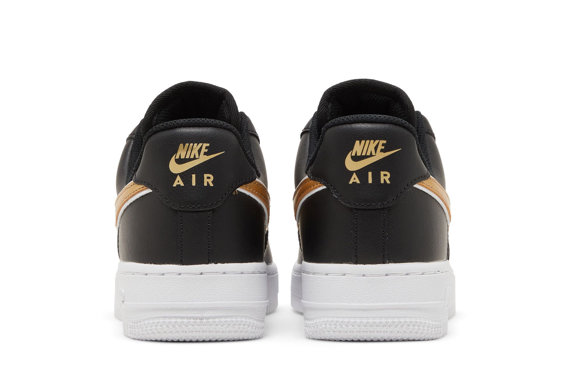 Gold and black nike air force 1 2025