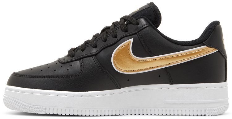 Nike Wmns Air Force 1 07 Essential Black Metallic Gold