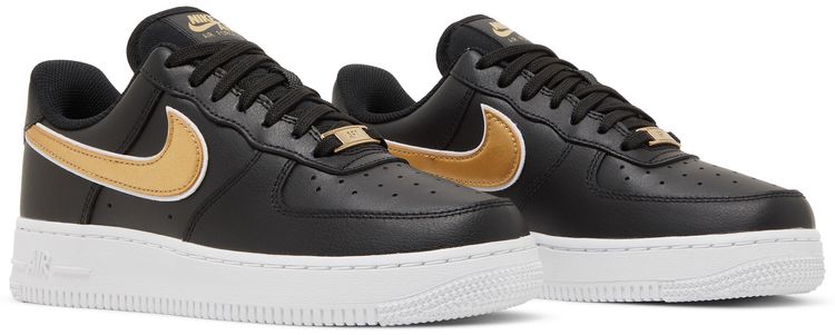 Nike Wmns Air Force 1 07 Essential Black Metallic Gold