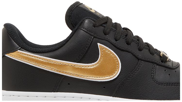 Nike Wmns Air Force 1 07 Essential Black Metallic Gold
