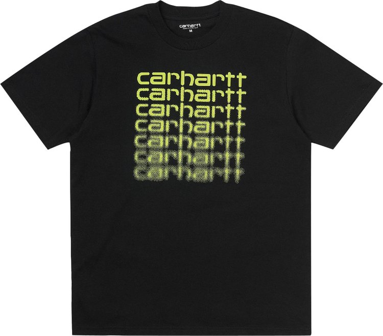 Carhartt WIP Short-Sleeve Fading Script T-Shirt 'Black'
