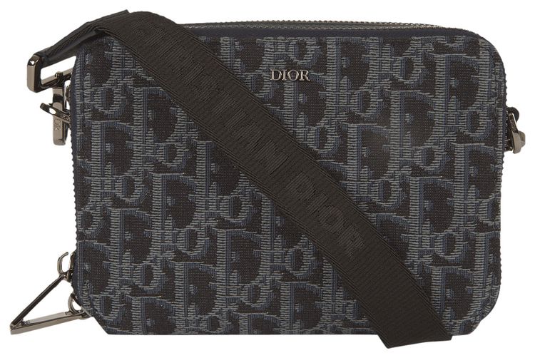 Dior Oblique Pouch Blue