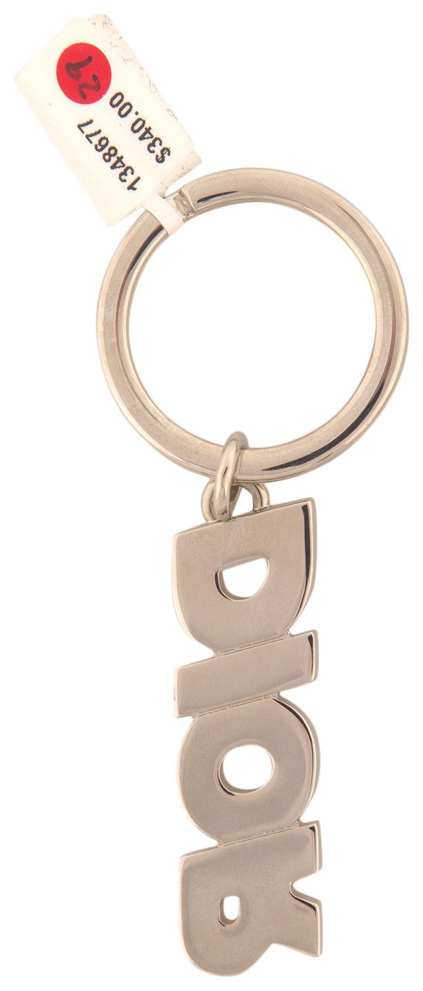 Dior Logo Keychain BrassSilver
